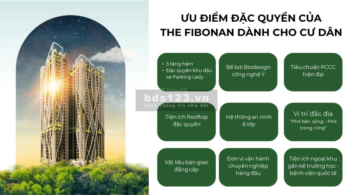Nhỉnh 4 tỷ sở hữu căn hộ cao cấp The Fibonan 96m2 - 3PN 2WC, giá gốc CĐT cùng nhiều ưu đãi sốc
