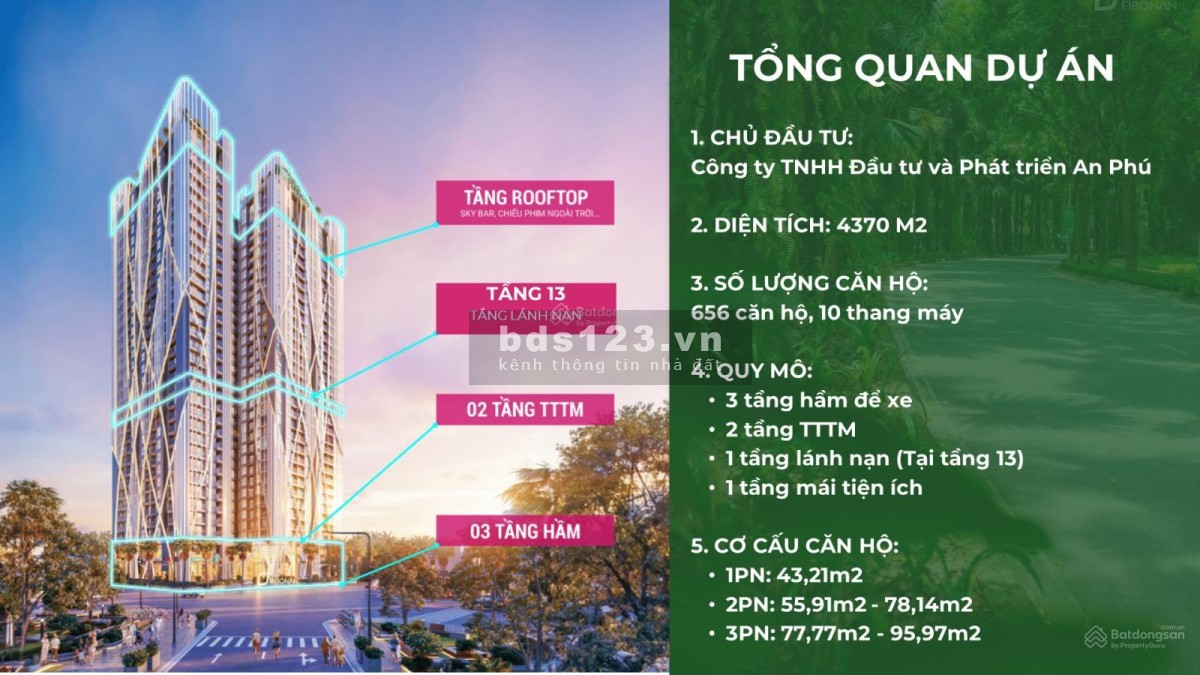 Nhỉnh 4 tỷ sở hữu căn hộ cao cấp The Fibonan 96m2 - 3PN 2WC, giá gốc CĐT cùng nhiều ưu đãi sốc