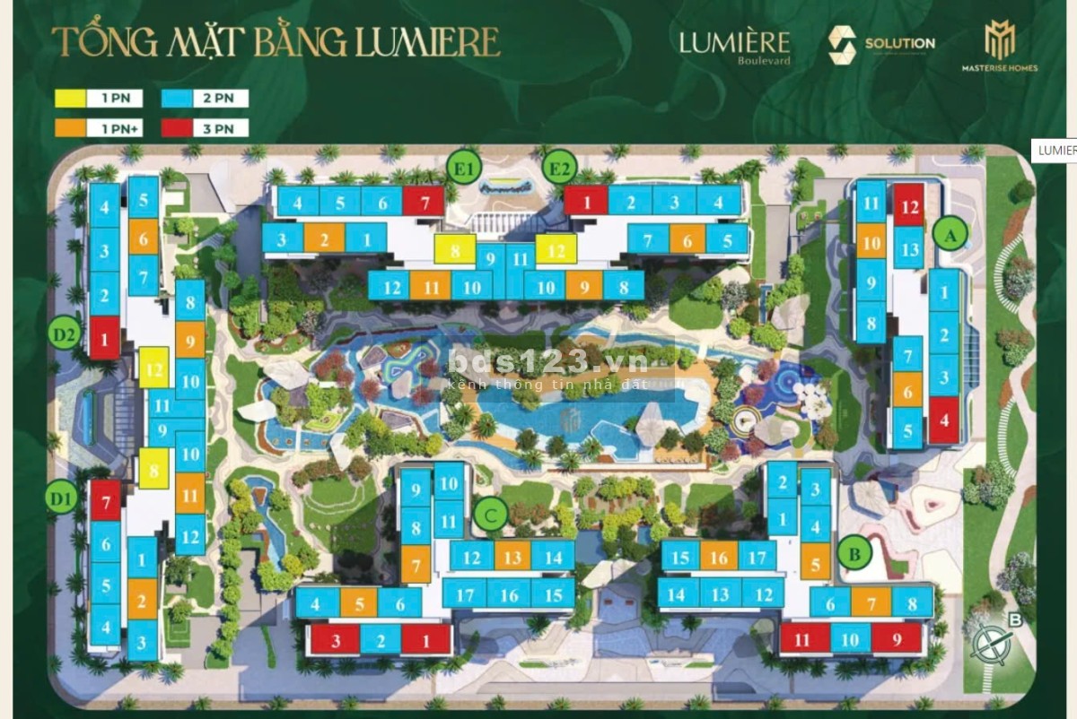 Căn hộ sang trọng nằm ngay trung tâm Khu Vinhomes Grand Park