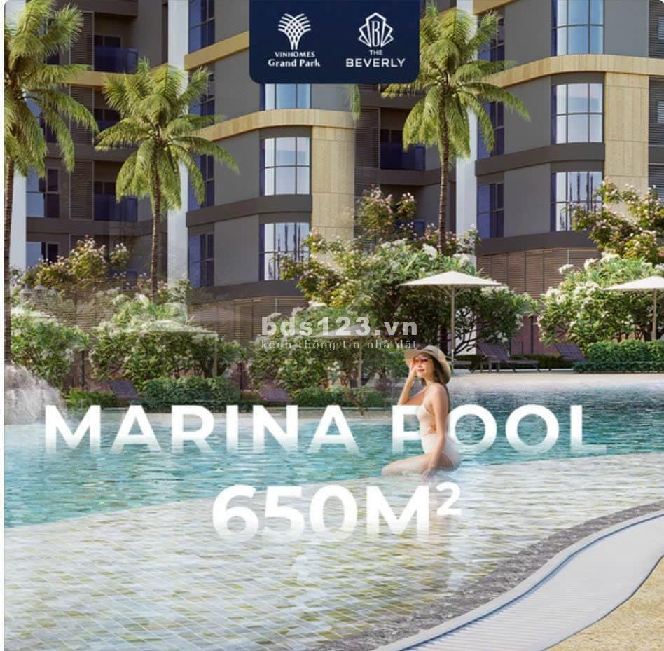 Chiết khấu 985tr từ 5,08 tỷ xuống còn 4,09 tỷ - CH 2PN2WC 80m2 tại The Beverly Vinhomes Grand Park