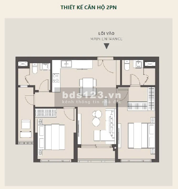 Căn hộ sang trọng nằm ngay trung tâm Khu Vinhomes Grand Park