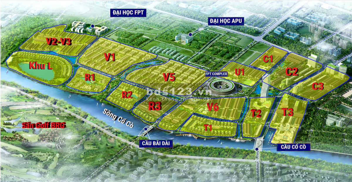 BÁN - ĐẤT NỀN BIỆT THỰ SINH THÁI FPT ĐÀ NẴNG