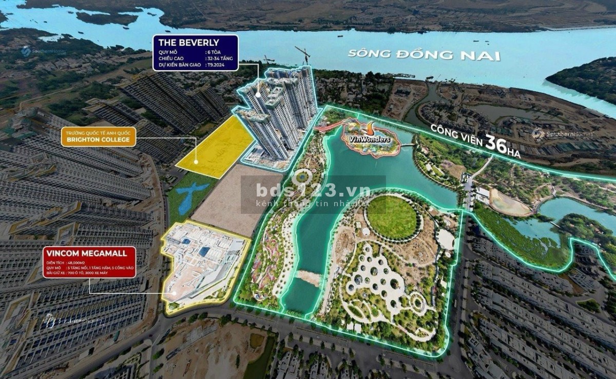 Chiết khấu 985tr từ 5,08 tỷ xuống còn 4,09 tỷ - CH 2PN2WC 80m2 tại The Beverly Vinhomes Grand Park