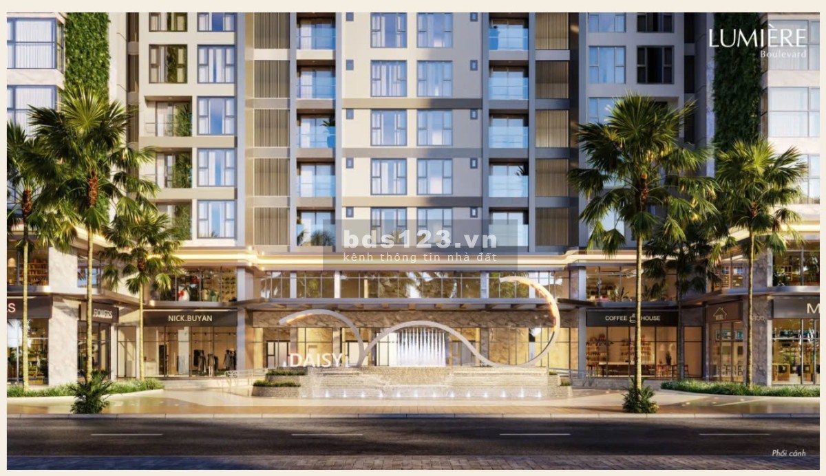 Căn hộ dự án Lumiere Boulevard đang có chính sách ưu đãi mới cho KH 5% nhận nhà ngay !!!