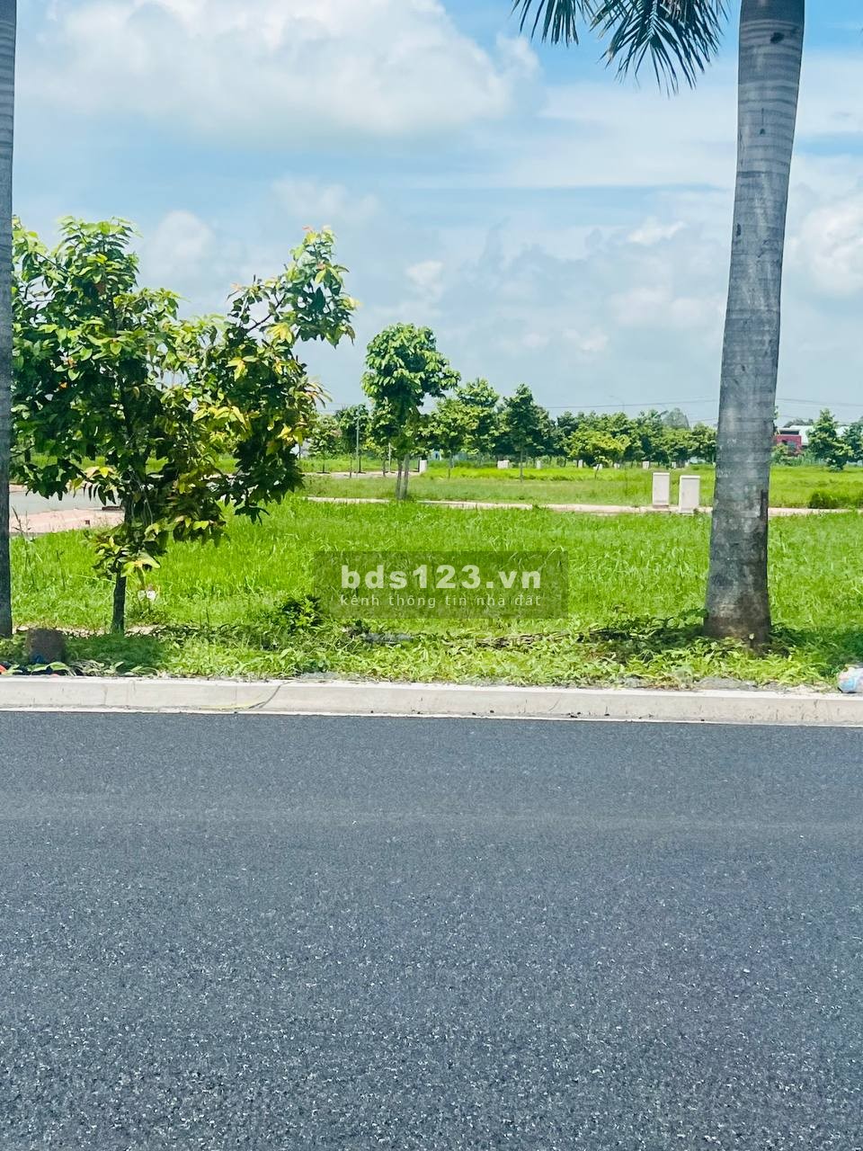 Cần bán đất có sổ hồng riêng, 100m2 nằm ngay khu trung tâm đô thị Thị trấn Thủ Thừa, Đất ODT.
