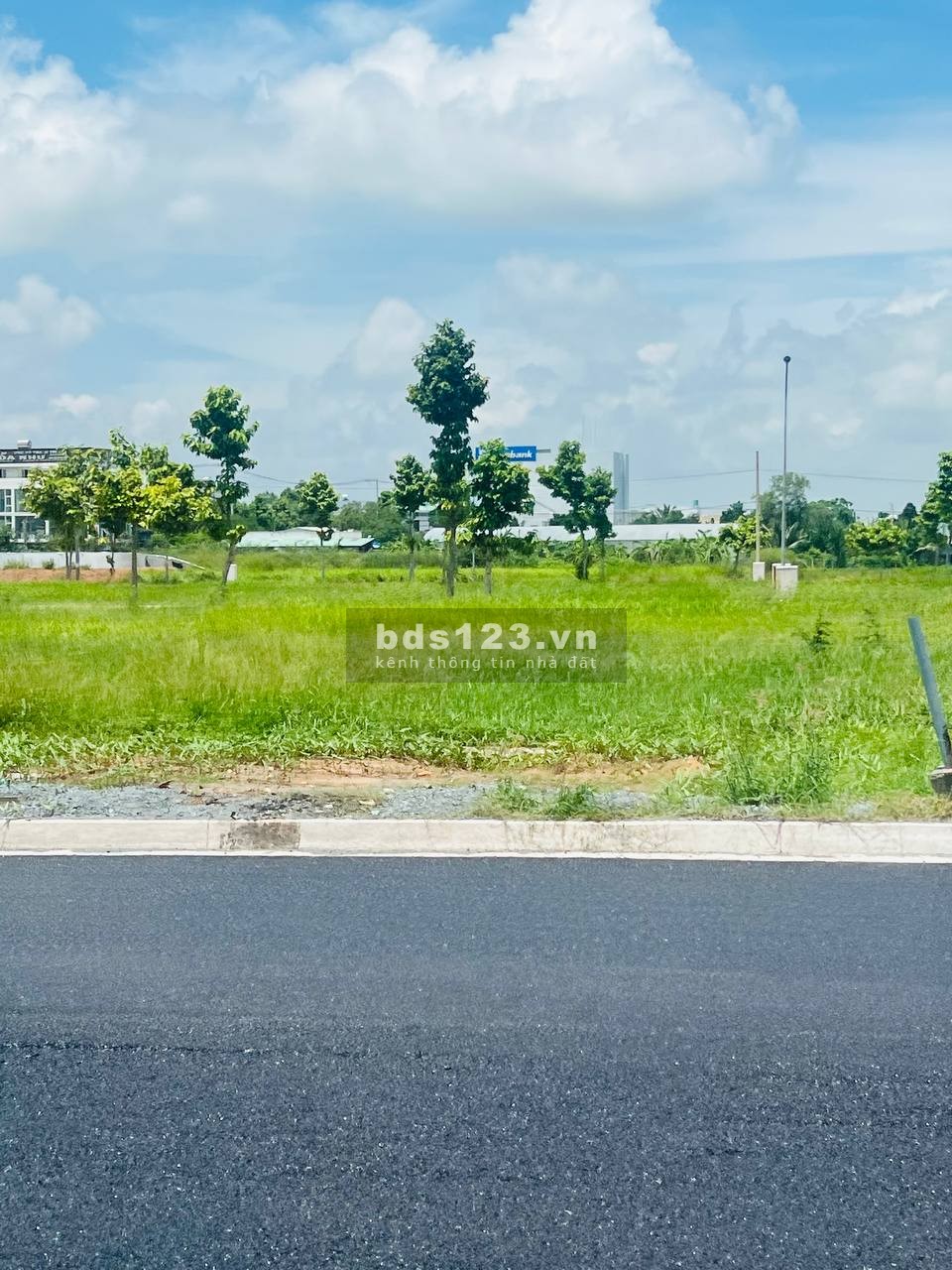 Cần bán đất có sổ hồng riêng, 100m2 nằm ngay khu trung tâm đô thị Thị trấn Thủ Thừa, Đất ODT.
