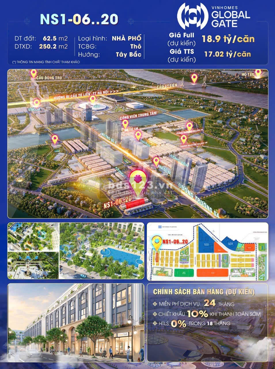 Sở hữu nhà phố tại Vinhomes Cổ LOA CHỈ 15,5 tỷ. Cách Hồ Tây chỉ 5' di chuyển, LH 096.456.1239