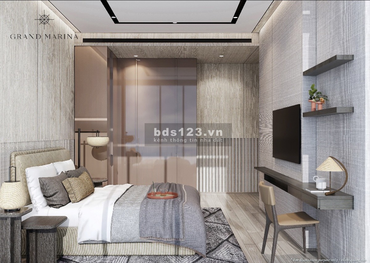 Bán chung cư Grand Marina 2bed2bath đã có sổ hồng, hỗ trợ vay 100% căn hộ, chiết khấu 5%