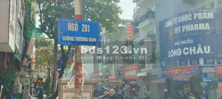 Bán Nhà Trương Định, Rộng Thênh Thang (78m), Gía Nhỉnh 6 Tỷ, Ngõ Vừa Thông Vừa Thoáng