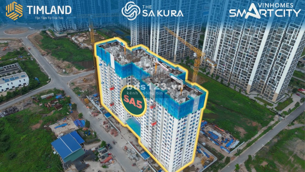 Chủ nhà nhờ bán căn 2PN2WC mới toanh bên SA5 Vinhomes Smart City với giá 3,8 tỷ bao phí
