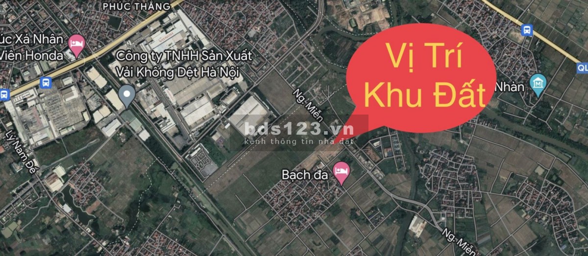 Bán đất đấu giá Bạch Đa, Kim Hoa, Mê Linh, Hà Nội giáp Vành Đai 4.E HÀ cam kết bán đúng giá chủ thu