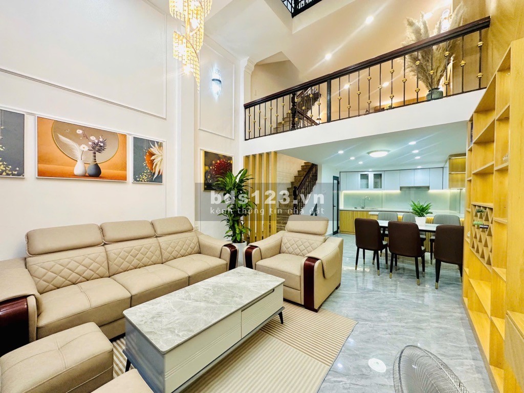 [DUY NHẤT] Nhà phố Hồ Tùng Mậu, hẻm xe hơi, mới cứng, nội thất siêu VIP, dt 61m2*5t, mt 4m, 7.8 tỷ