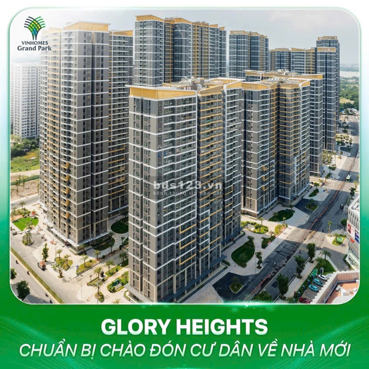 Tặng ngay 6 chỉ vàng và 2 suất học bổng Vinschool - chiết khấu 36% khi mua căn hộ Glory Height VHGP