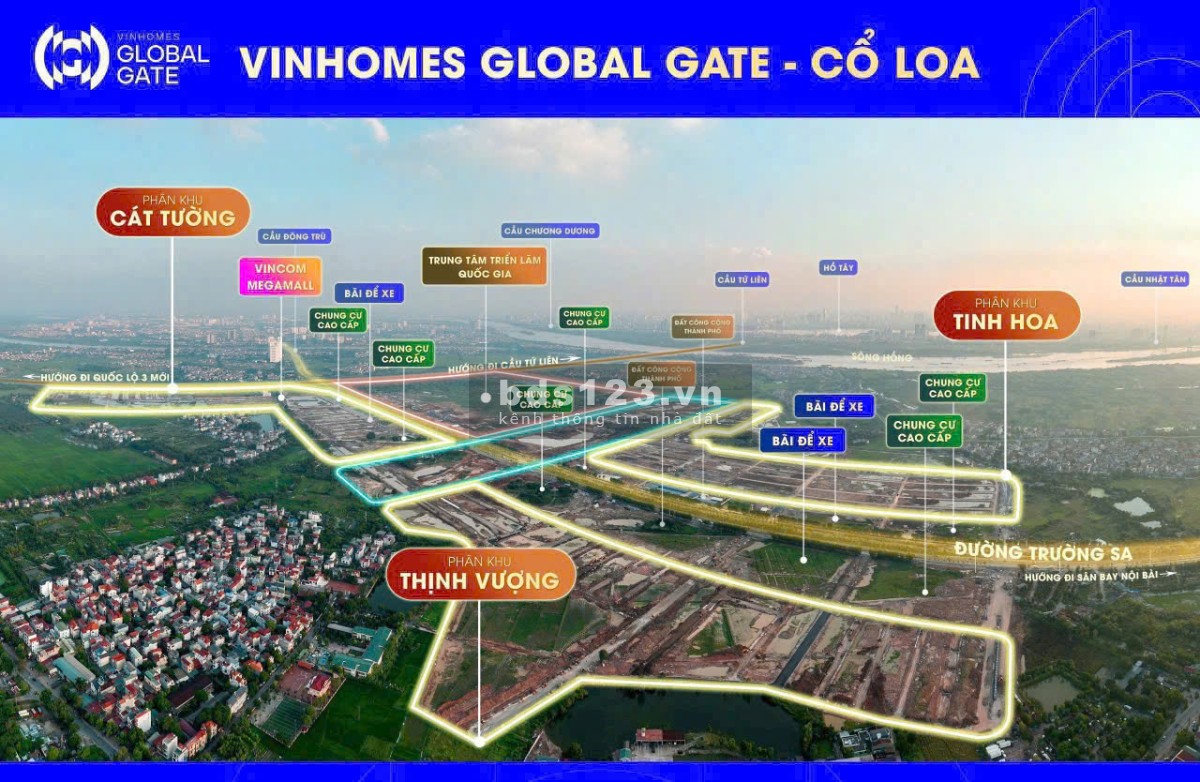 Bán Song Lập áp góc TN3 view vườn hoa siêu đẹp, gần hồ trung tâm Vinhomes Cổ Loa giá 49 tỷ