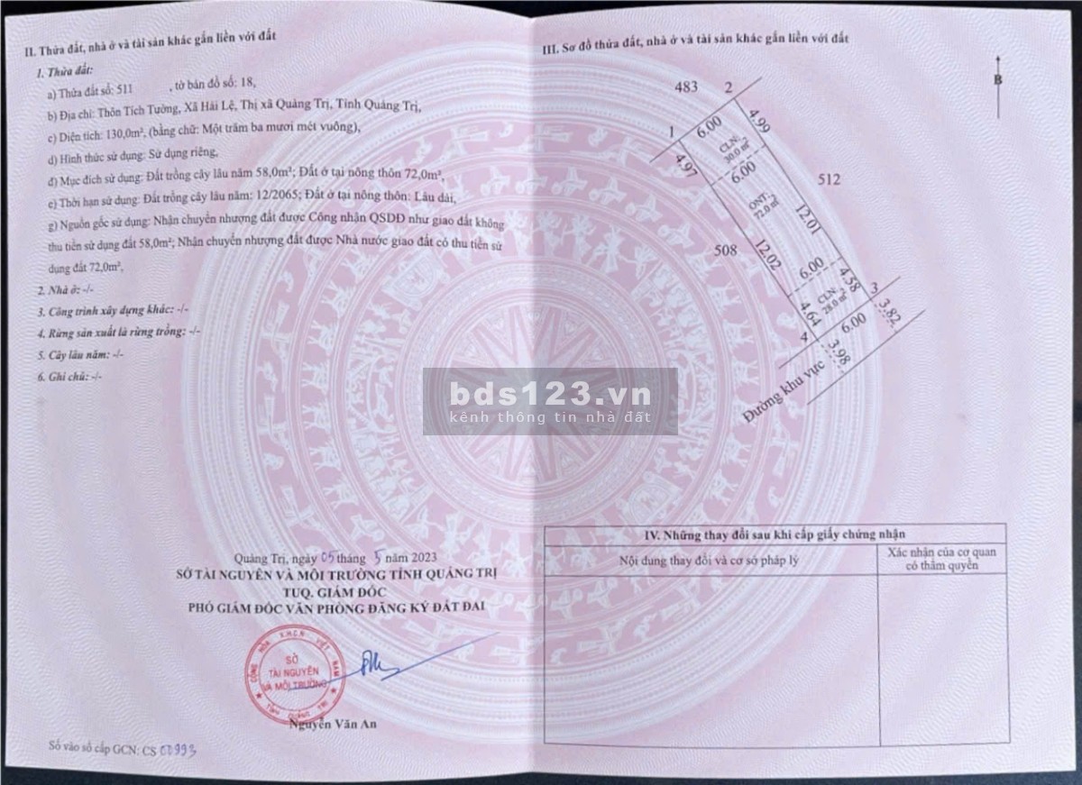 Bán Đất Tại Thị Xã Quảng Trị - Cơ Hội Đầu Tư Hấp Dẫn