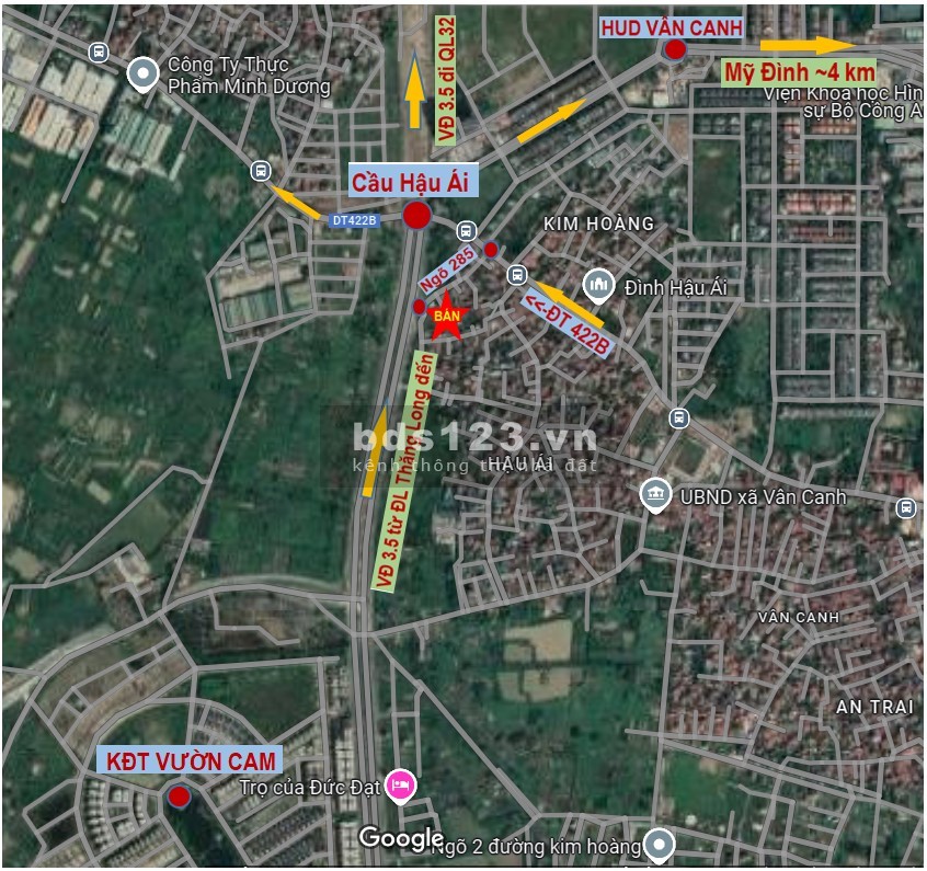 Bán GẤP, RẺ 81m2 đất Vân Canh; Đường xe tải; 50m ra VĐ3.5; Giá 123tr/m2, có TL; ĐT/Zalo 0986095601