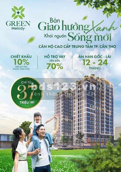 Bán căn hộ cao cấp Green Melody kdc Nam Long