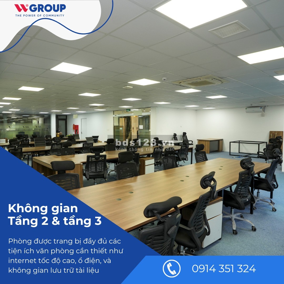 Cho thuê văn phòng hiện đại vị trí đắc địa