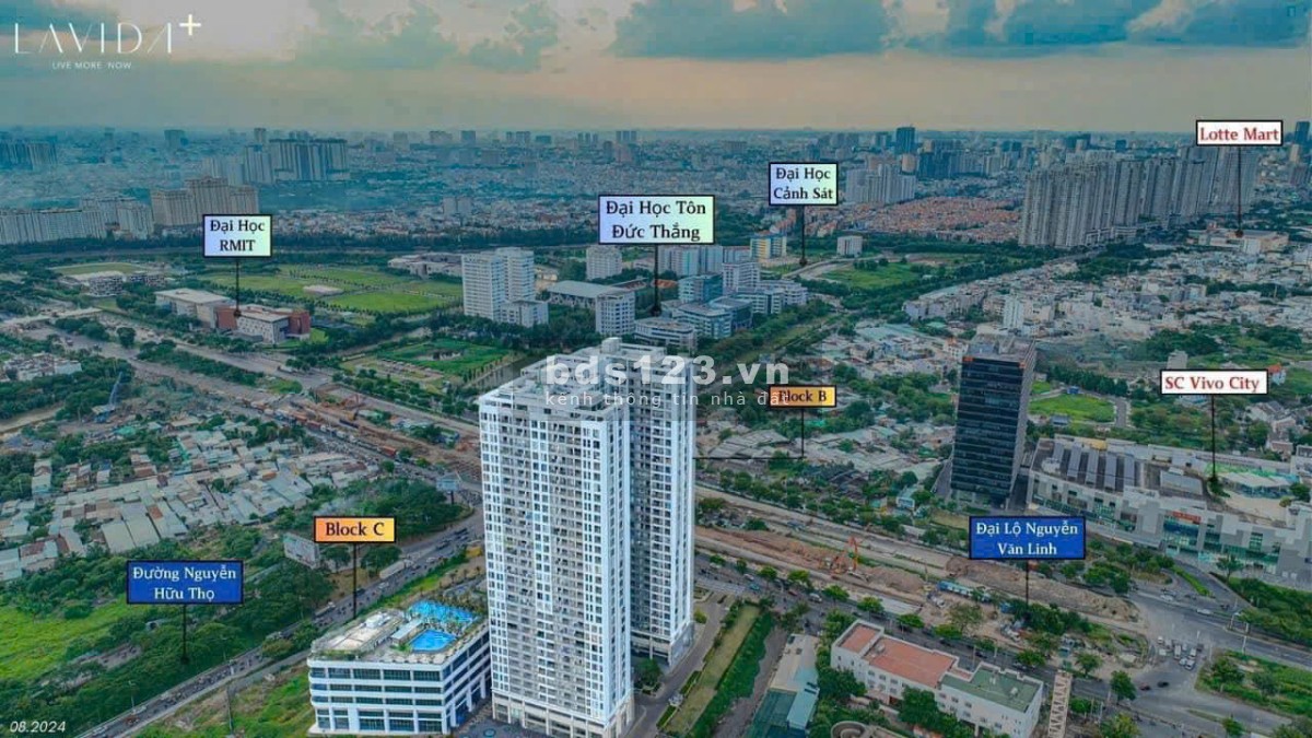 Căn hộ Lavida Plus ở ngay, Chiết khấu 5,5%, Nhận ngay 15tr - 30tr/tháng, Giá từ 1,5 tỷ/căn (100%)