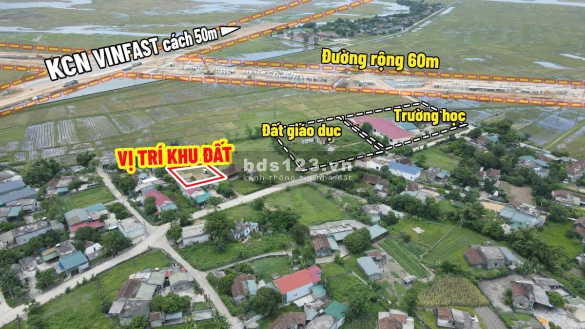 Cần bán nhanh ô đất thổ cư ở TDP Đông Phong, Kỳ Thịnh