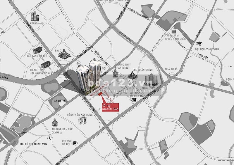 Cần bán căn hộ 2N2WC, 79m2, Sổ đỏ chính chủ, Cạnh trường chuyên Amsterdam, quận Thanh Xuân
