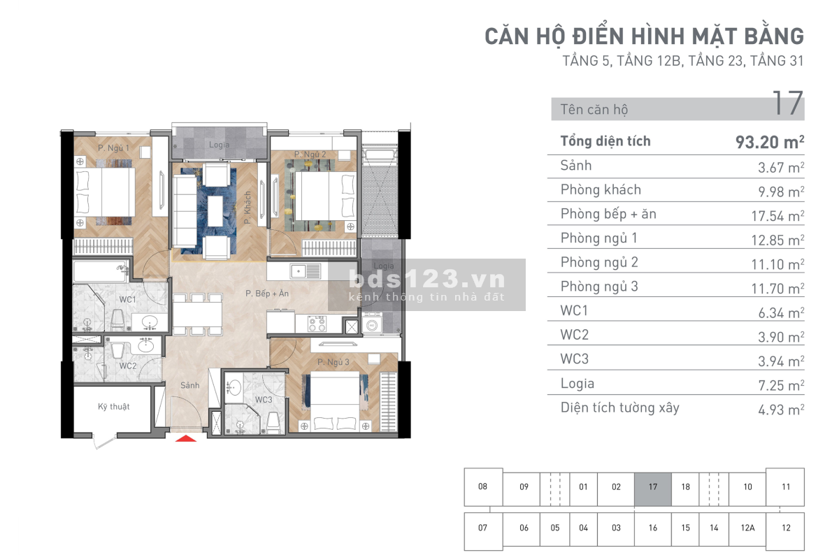 Bán căn hộ- 3N3WC, 93m2 - Sở hữu lâu dài - 107 Nguyễn Tuân - Quận Thanh Xuân