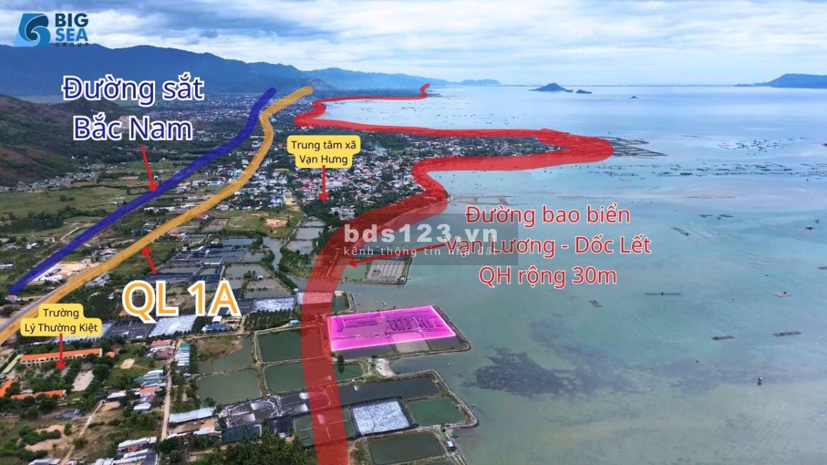 BÃO LŨ YAGI CẦN BÁN GẤP LÔ ĐẤT 9,714.3m2 TẠI VẠN NINH – KHÁNH HÒA