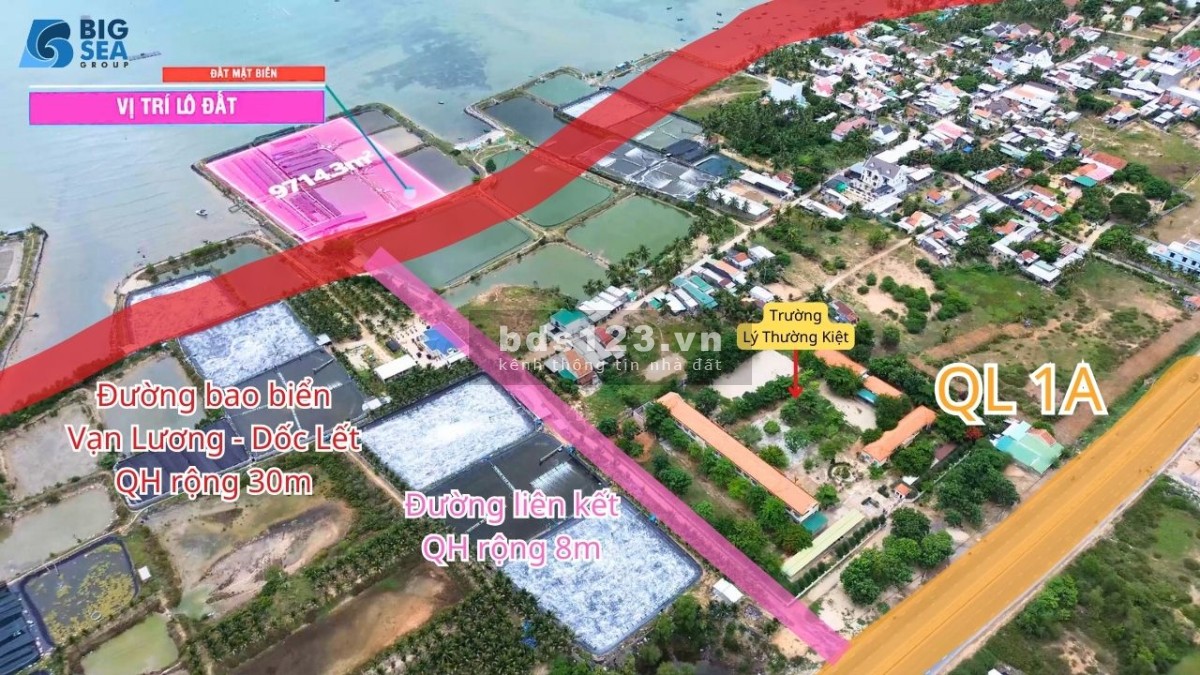BÃO LŨ YAGI CẦN BÁN GẤP LÔ ĐẤT 9,714.3m2 TẠI VẠN NINH – KHÁNH HÒA