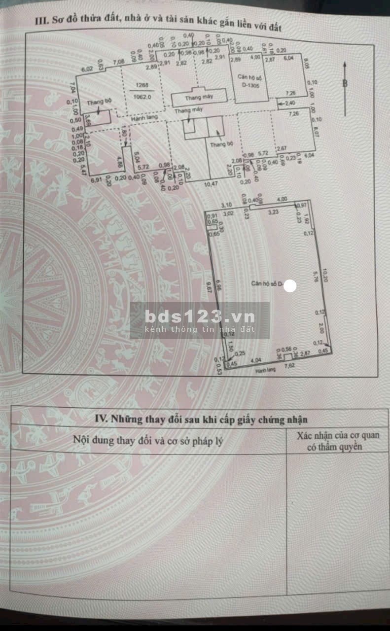 Bán căn hộ 2PN tại Tecco Đán TP Thái Nguyên, Sẵn Sổ Sang Tên