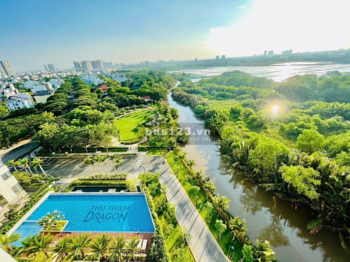 Bán căn hộ 3PN Thủ Thiêm Dragon DT 93m2, view sông Sài Gòn, giá 5.990tỷ bao thuế phí sang tên sổ