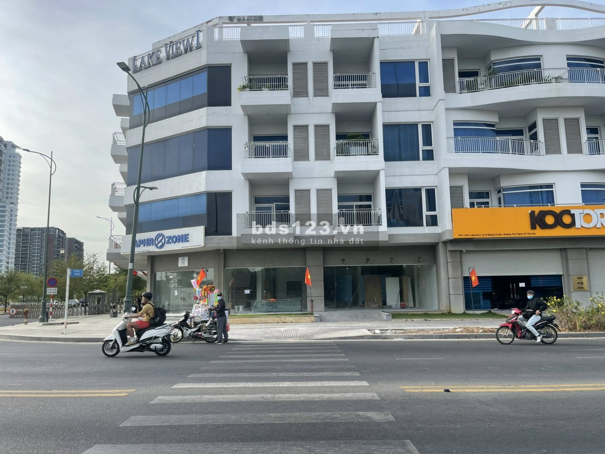 Bán gấp căn shophouse Lakeview Thủ Thiêm 140m2 chỉ 105 tỷ, vị trí đẹp để kinh doanh