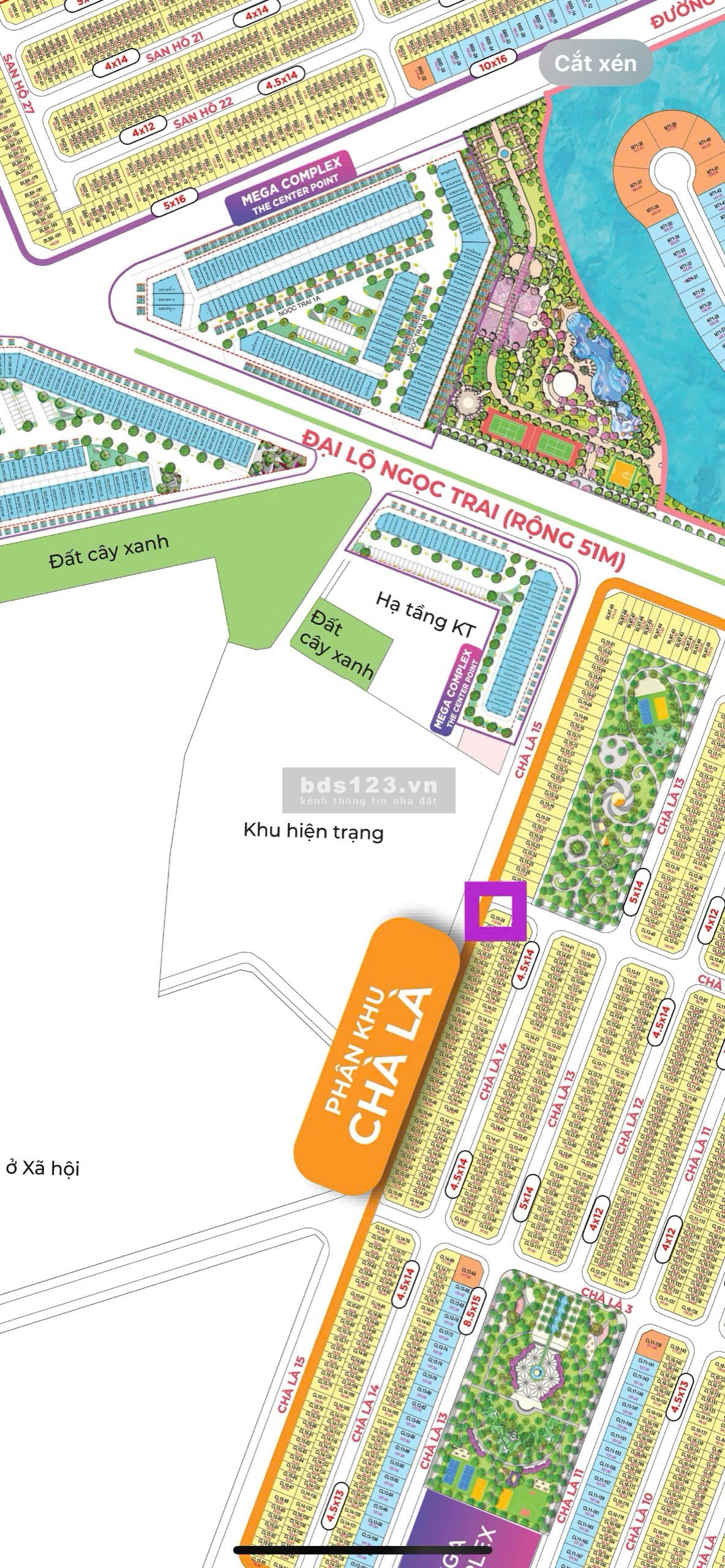 LK góc CL15 đường to đối diện khu chung cư NOXH Vinhomes Ocean Park 2 giá 16,x tỷ