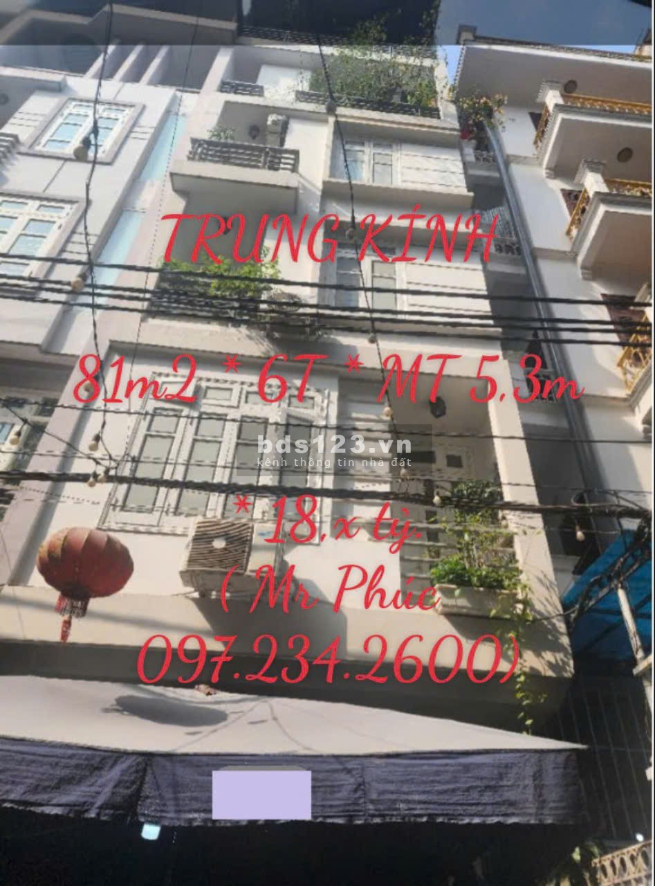  TRUNG KÍNH - NHÀ ĐẸP 6 TẦNG - 2 THOÁNG VỈA HÈ - Ô TÔ TRÁNH - VÀO NHÀ - KINH DOANH - 