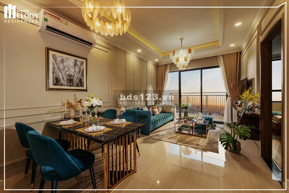 Chỉ 1,5 tỷ sở hữu căn hộ chung cư Melody Linh Đàm, diện tích 66m2, tiện ích ngập tràn