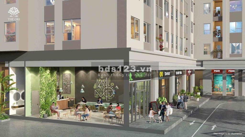 Mở Bán SHOP KHỐI ĐẾ tòa CT5 đẹp nhất KDC ORI GARDEN - Chỉ 2.2ty căn 60m2