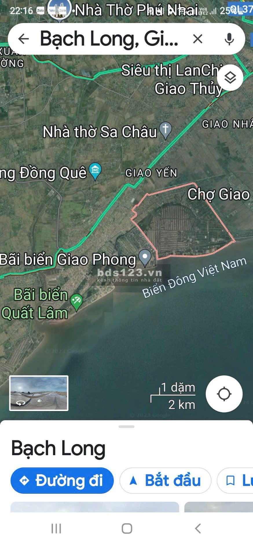 Chính chủ gửi bán đất Giao Phong, Giao Thủy, Nam Định