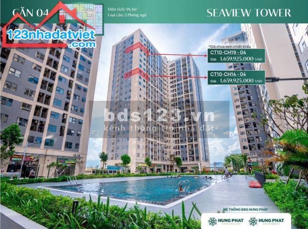 Bán căn hộ seaview tower giá rẻ, vị trí đẹp tại Đà Nẵng