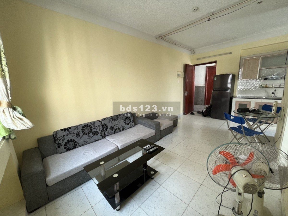 Cho thuê Chung cư Lê Văn Duyệt, P3, Bình Thạnh: 55m2, 2p ngủ, 8tr
