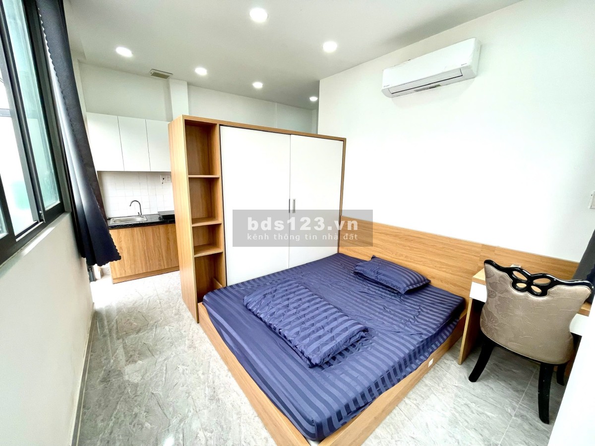 Căn hộ ban công, máy giặt riêng, gần Sư Vạn, khu Bắc Hải, UEH, Bách Khoa, trục CMT8