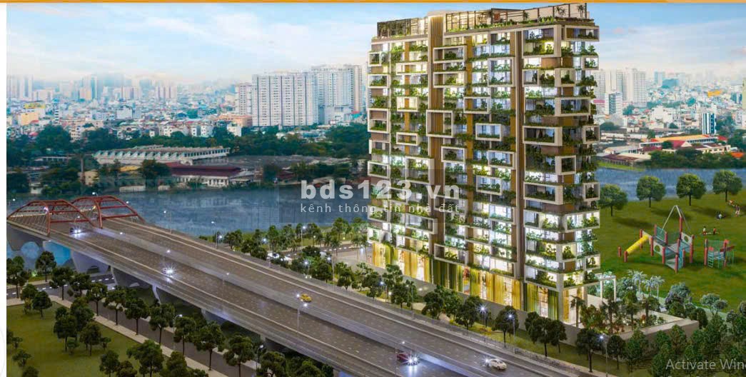 Chung cư Duplex cao cấp nằm ngay mặt tiền Nơ Trang Long