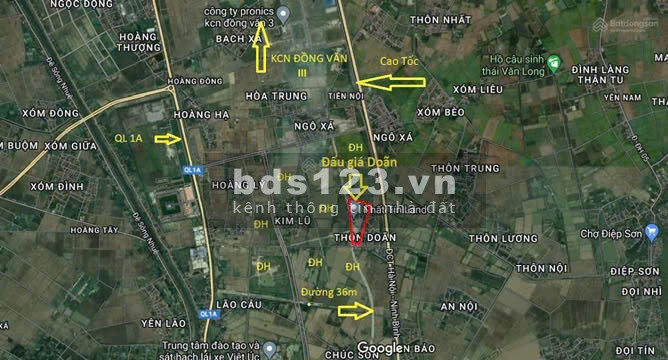 Bán gấp 50 lô đất gần Phủ Lý giá từ 19tr/m2 gần Sun Urban City