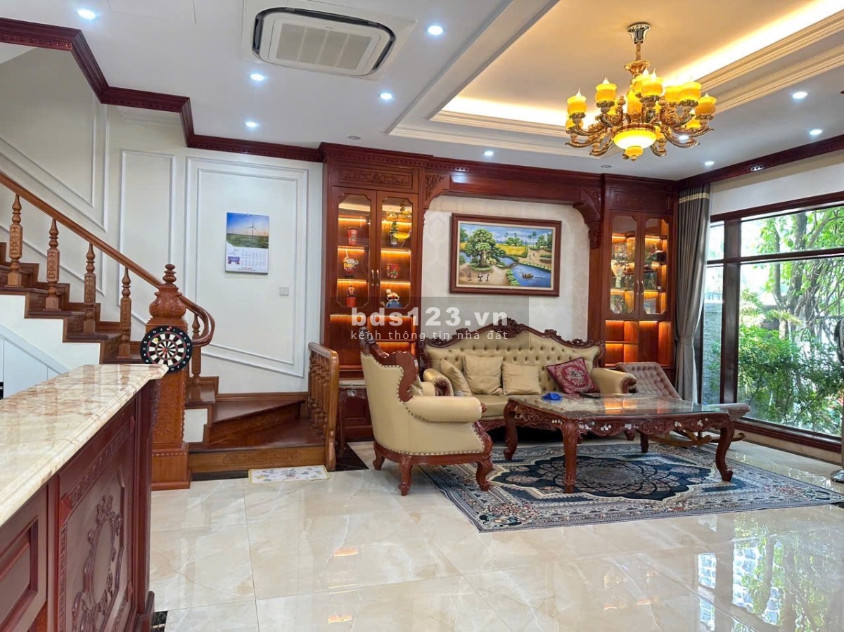 Biệt thự song lập Ngọc Trai hoàn thiện full nội thất cao cấp giá 31 tỷ Vin Gia Lâm (0985941715)