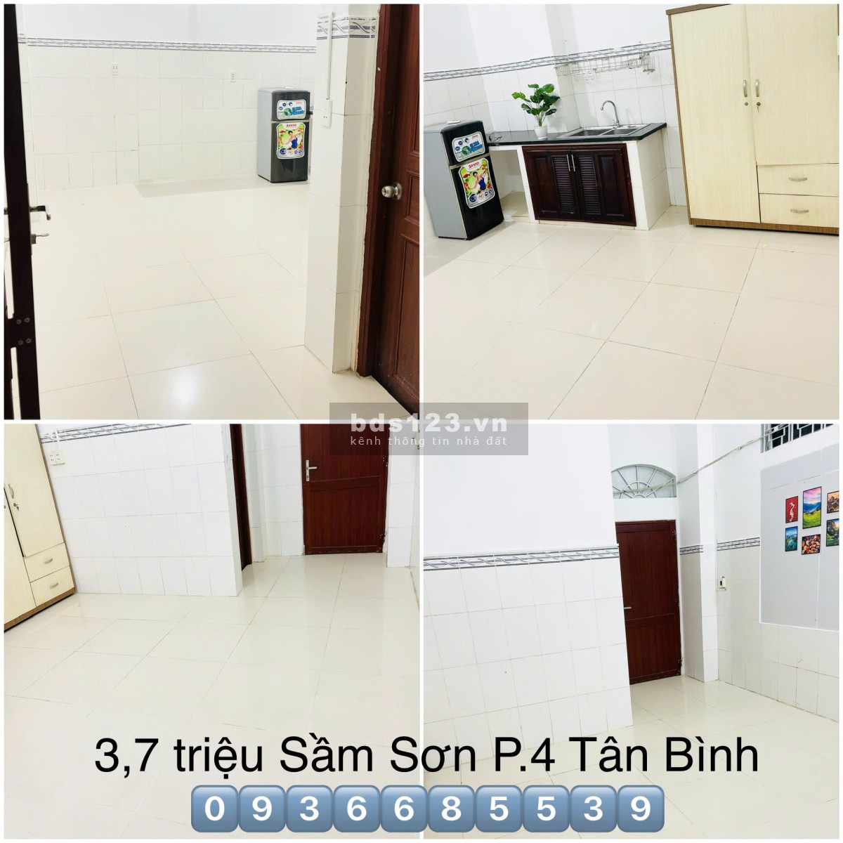 Phòng tầng trệt 20m2 đường Sầm Sơn P.4 Tân Bình chỉ 3 triệu 700k.