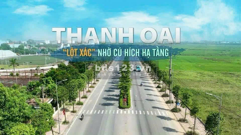 Lô góc 40,5m2, mặt tiền 5m, xã Dân Hòa, Thanh Oai, gần KCN Tân Ước, cụm CN Phương Trung