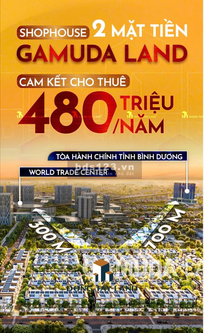 BÁN NHÀ PHỐ THƯƠNG MẠI ,SHOPHOUSE, 2 MẶT TIỀN TRUNG TÂM TP MỚI BÌNH DƯƠNG CÁCH VÒNG XOAY WTC 300M