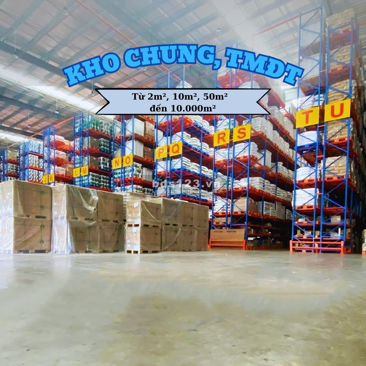 Cho Thuê Hệ thống Kho Diện Tích Lớn Nhỏ Có Ô Kệ Hoặc kho tự quản lý (có chìa khóa riêng)