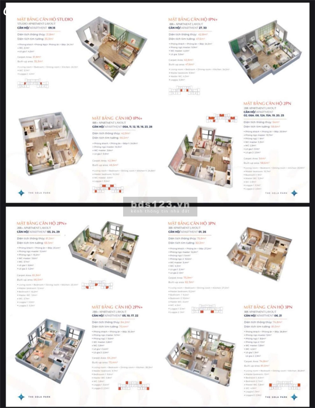 CHÍNH THỨC NHẬN BOOKING TÒA G5 VÀ G6 - THE SOLA PARK