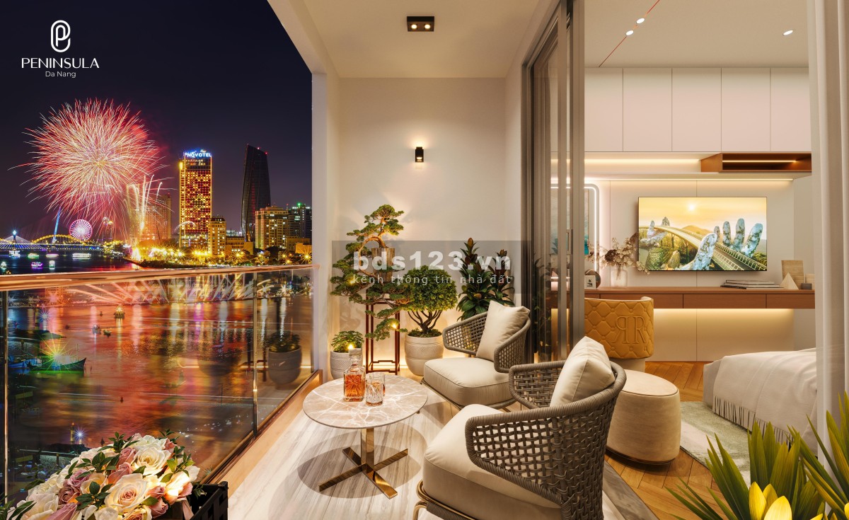 Chiết khấu lên tới 18% cho căn hộ 2PN nội thất cao cấp tại dự án Peninsula Đà Nẵng