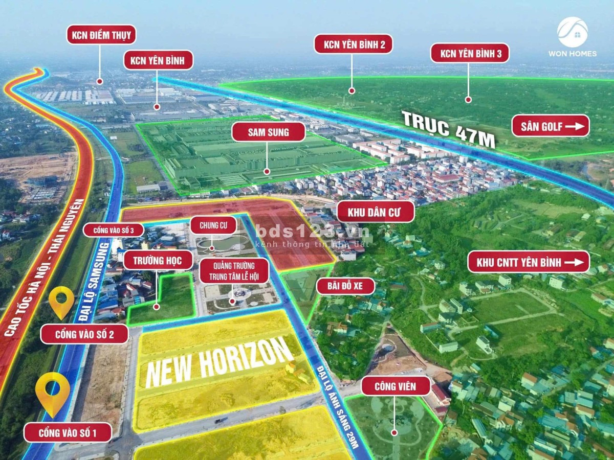 KĐT New Horizon - Yên Bình 2 - Quỹ hàng ngoại giao siêu RẺ