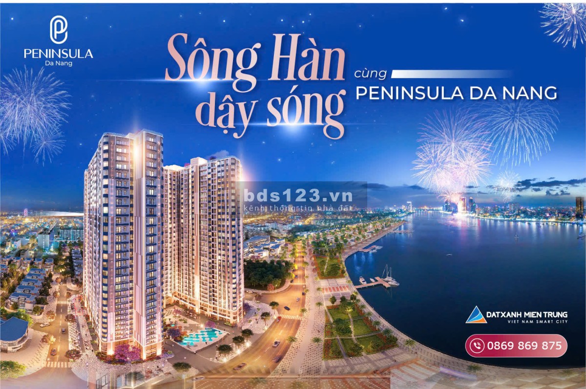 Peninsula Đà Nẵng - căn hộ cao cấp mặt tiền sông Hàn - ưu đãi giới hạn giảm nóng 700tr Peninsula